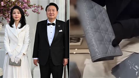 south korean first lady dior bag|south korea dior bag scandal.